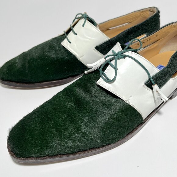 Davanzati Made in Italy Calf Hair Lace Up Oxford Cutout Dress Shoes main image 13